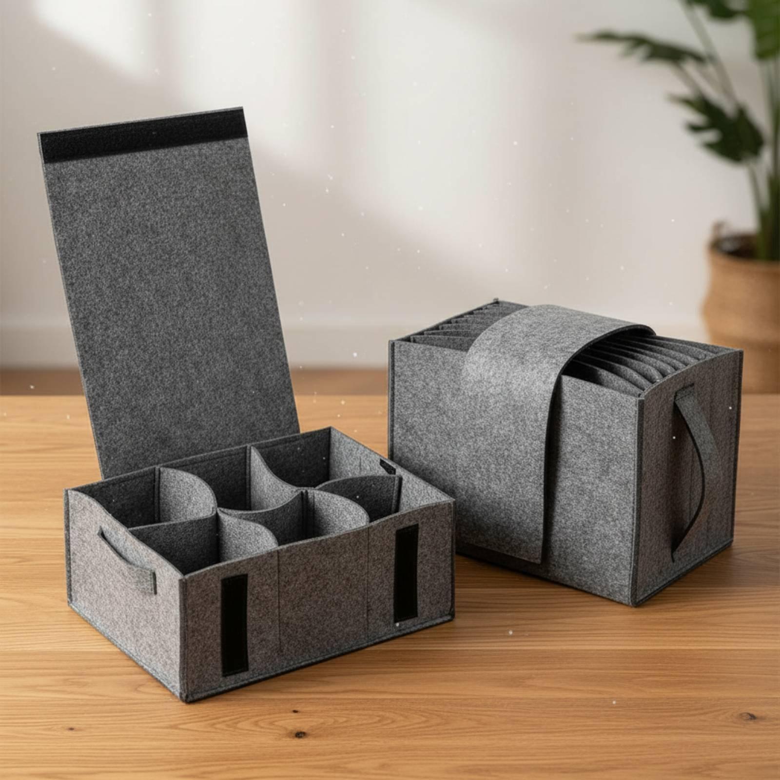 Kitchen Outdoor Camping - Bolsa de Armazenamento de Feltro para