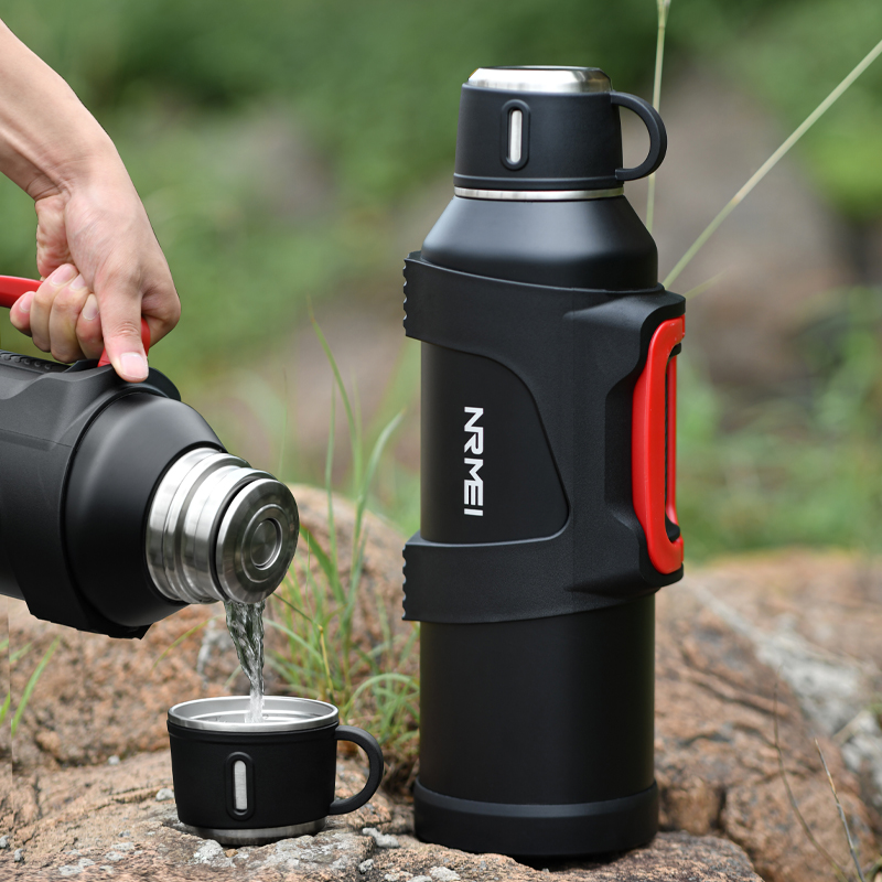 Outdoor Camping Water Filter - Jarro isolado de aço inoxidável com