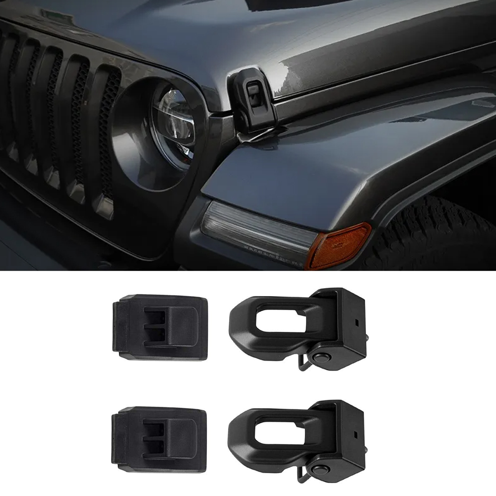 Outdoor Camping Jeep - 2 Peças de Fechos de Capô