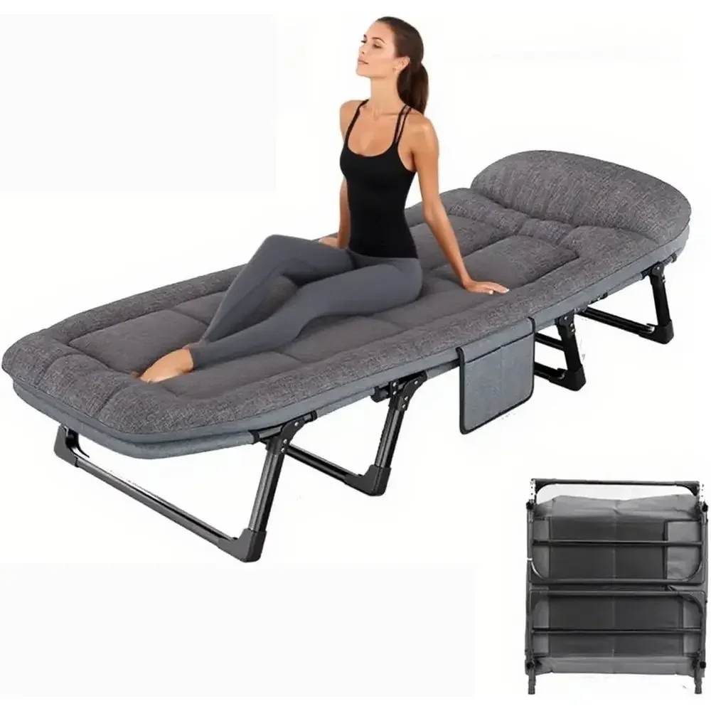 Camping Outdoor Or Indoor - Cama portátil com 6 posições ajustáveis
