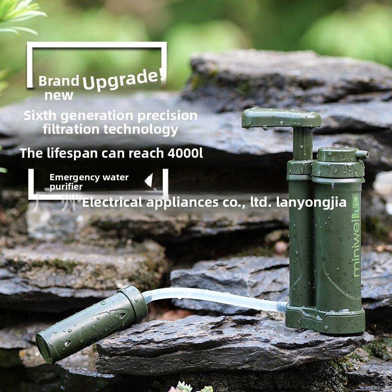 Outdoor Camping Water Filter - Filtros de Água para Camping, Purificador