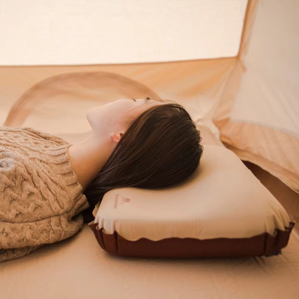 Camp Pillow Compressible - Almofada Ergonômica para Camping, Alta Resiliência,