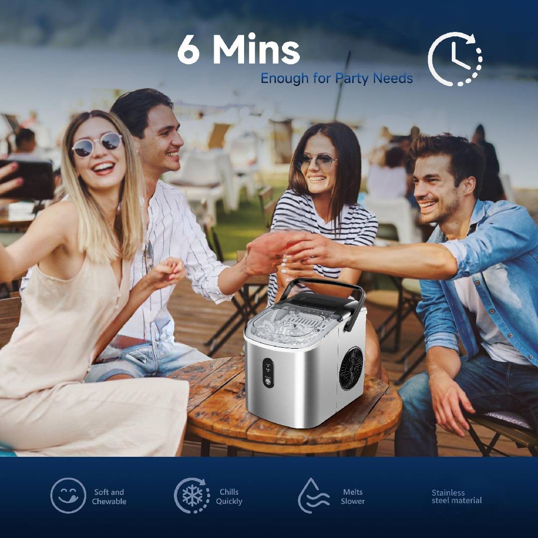 Kitchen Outdoor Camping - Máquina de Gelo em Cubos EKOJUCE