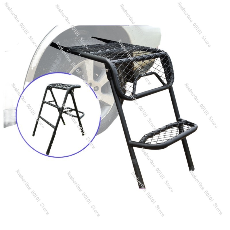 Outdoor Camping Folding Table - Combinação de escada e mesa dobrável