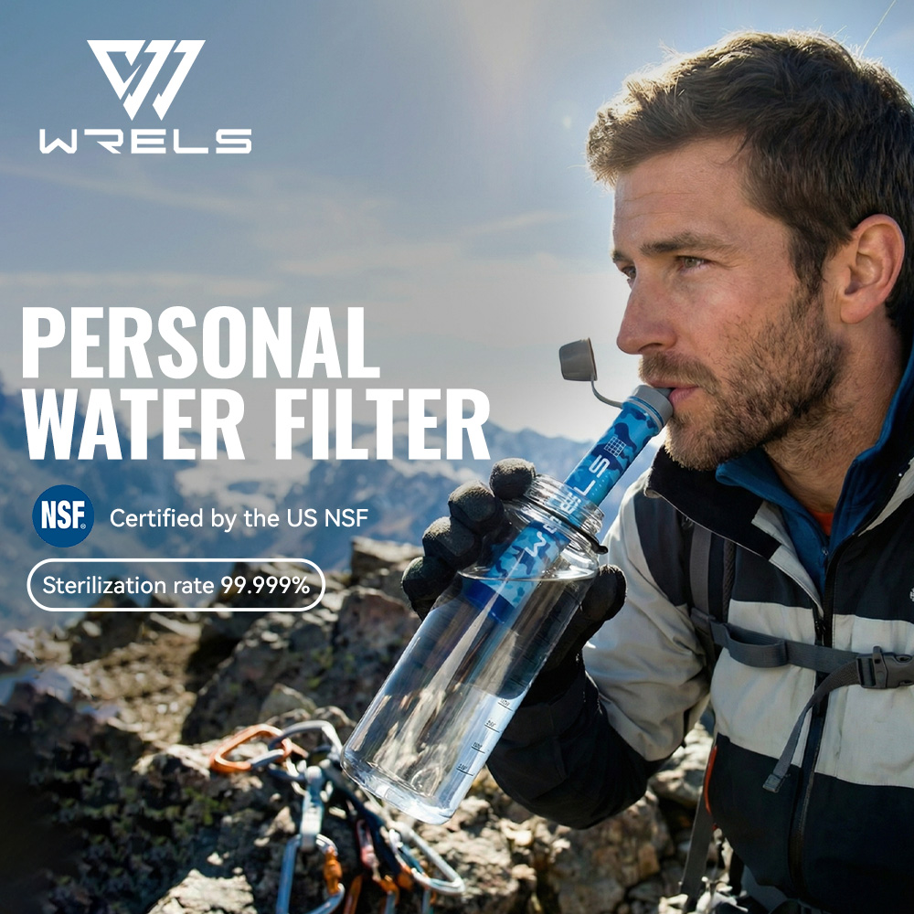 Outdoor Camping Water Filter - Conjunto de filtro de água portátil