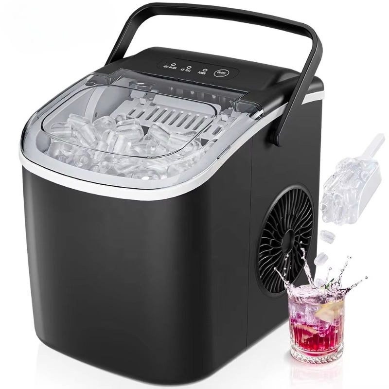 Kitchen Outdoor Camping - Máquina de Gelo Portátil de Bancada