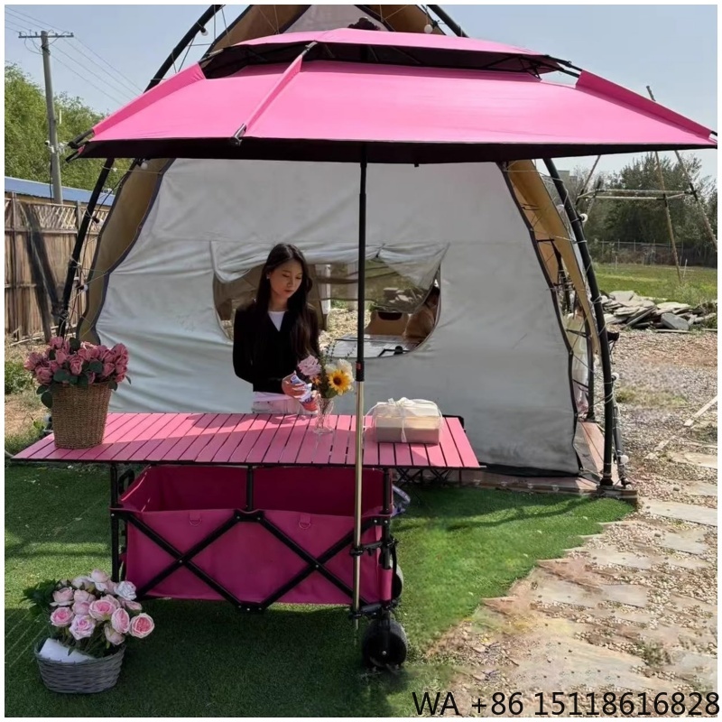 Outdoor Camping Folding Table - Carrinho Dobrável de Alta Qualidade 420L