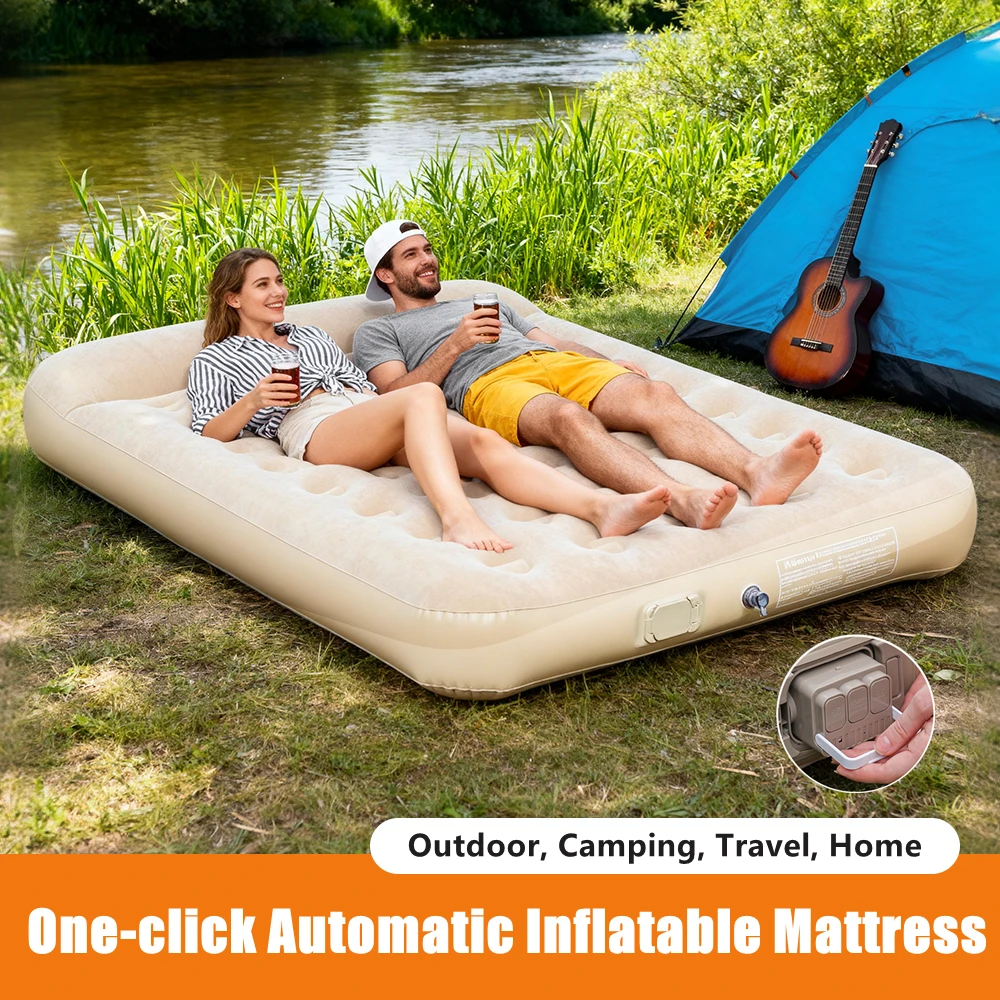 Colchão de ar novo com bomba e - Camping Outdoor Or Indoor avaliação e preço