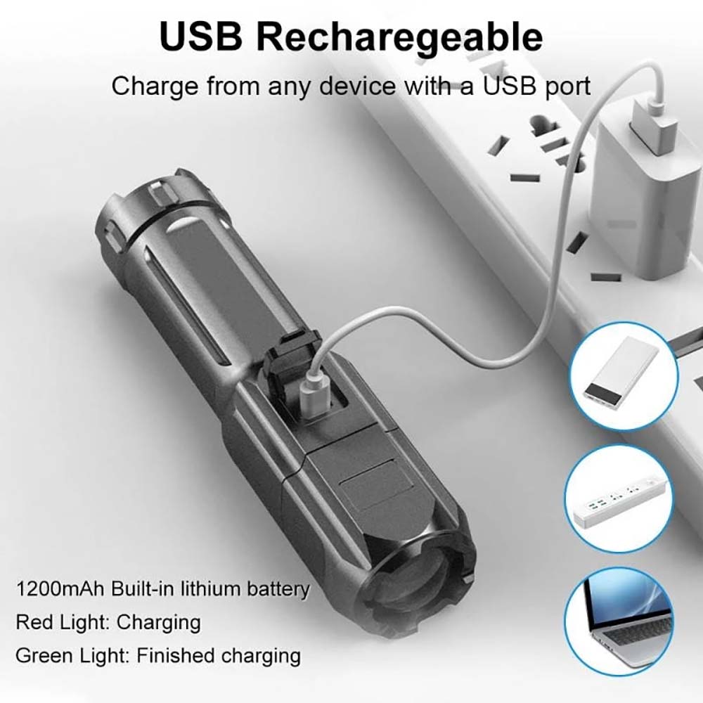 Mini USB recarregável Zoomable - Outdoor Camping Zone avaliação e preço