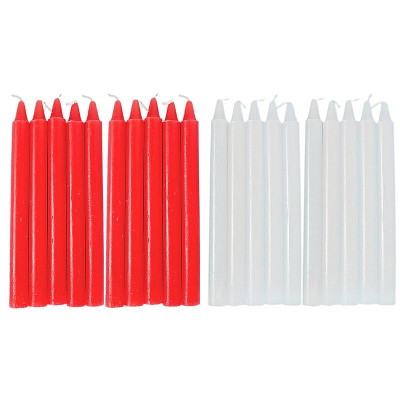 Velas cônicas 10x cera natural - Glow Sticks Survival avaliação e preço