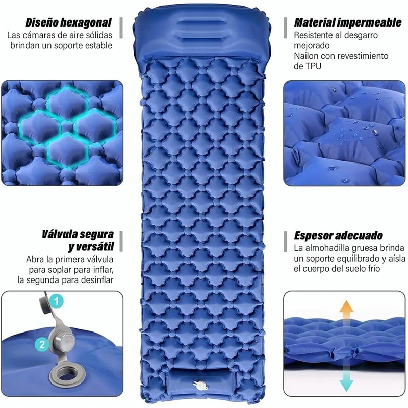 Colchões infláveis para campin - Camp Pillow Compressible avaliação e preço