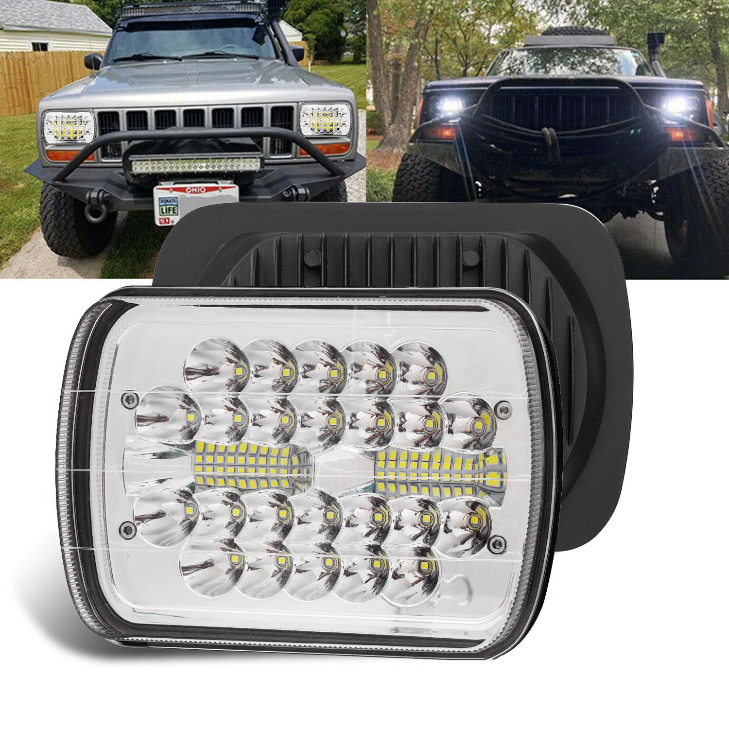 Farol LED Quadrado de 7 Polega - Outdoor Camping Jeep avaliação e preço
