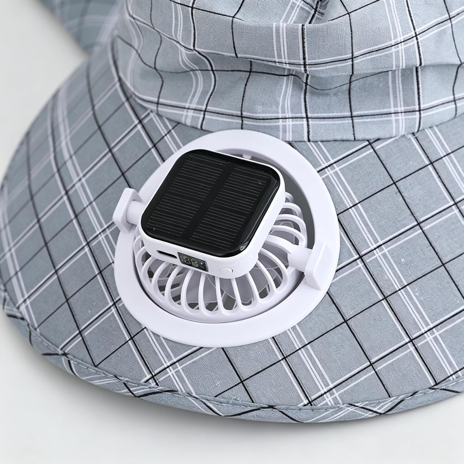 1PC Chapéu com Ventilador Sola - Outdoor Camping Fans avaliação e preço