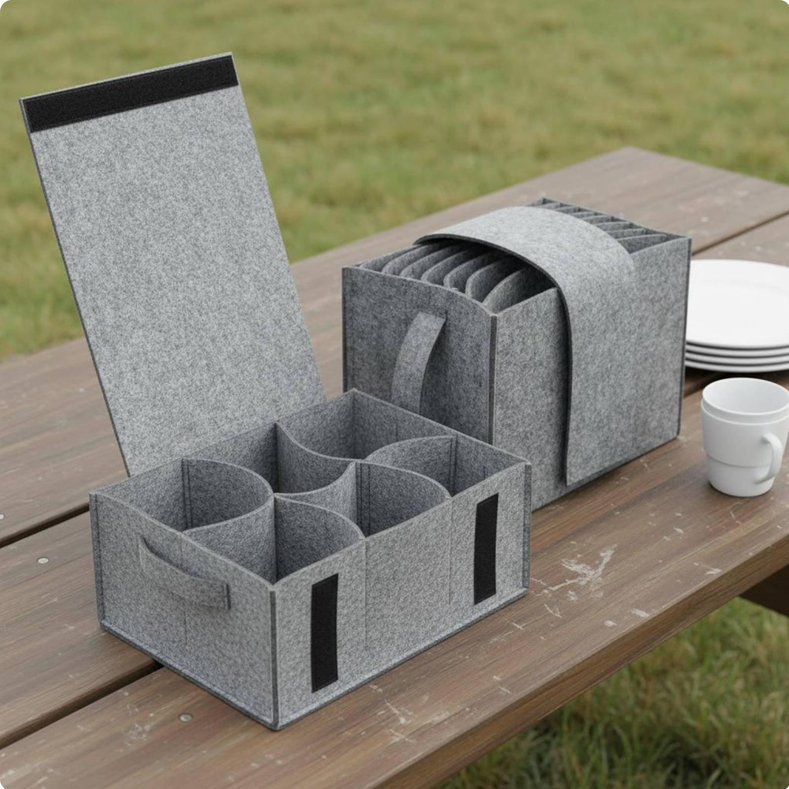 Bolsa de Armazenamento de Felt - Kitchen Outdoor Camping avaliação e preço