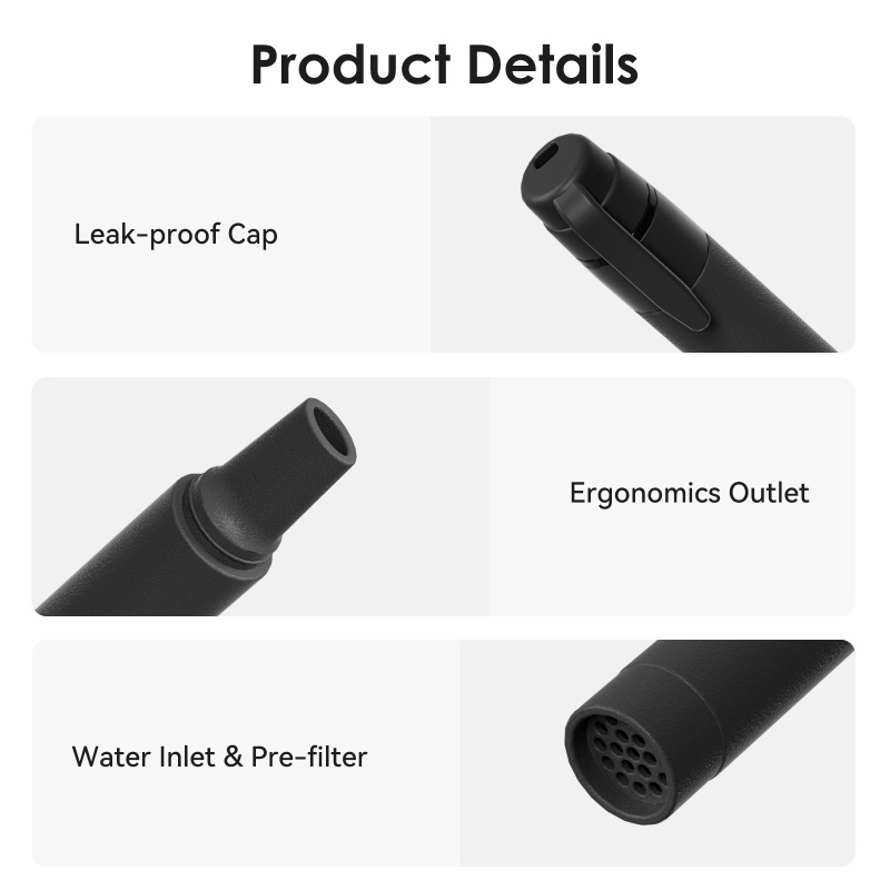 Canudo com filtro de água para - Outdoor Camping Water Filter avaliação e preço