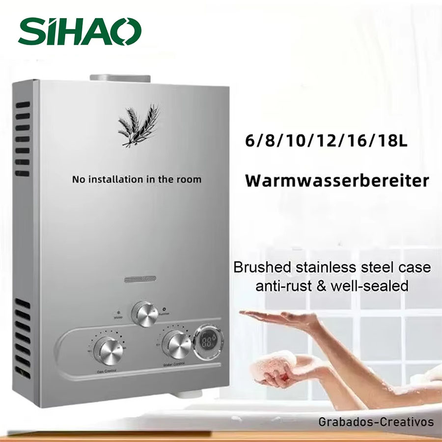 Sihao 12l 16l 18l gpm lpg gás  - Kitchen Outdoor Camping avaliação e preço