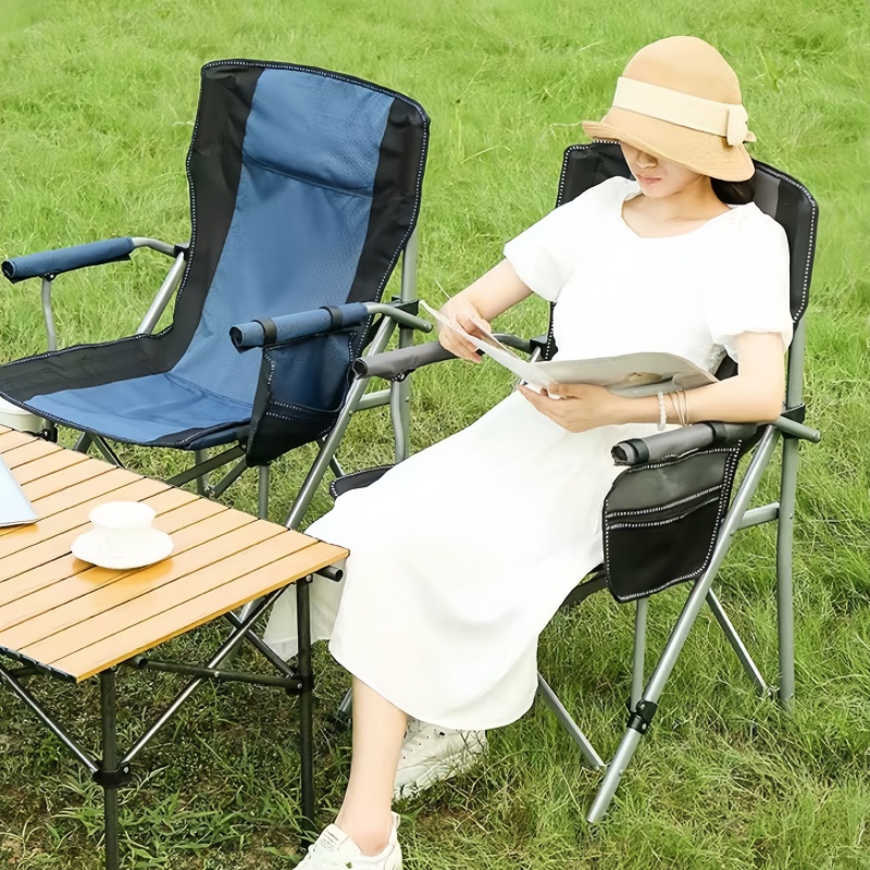 Cadeira dobrável ao ar livre t - Outdoor Camping High Chair avaliação e preço