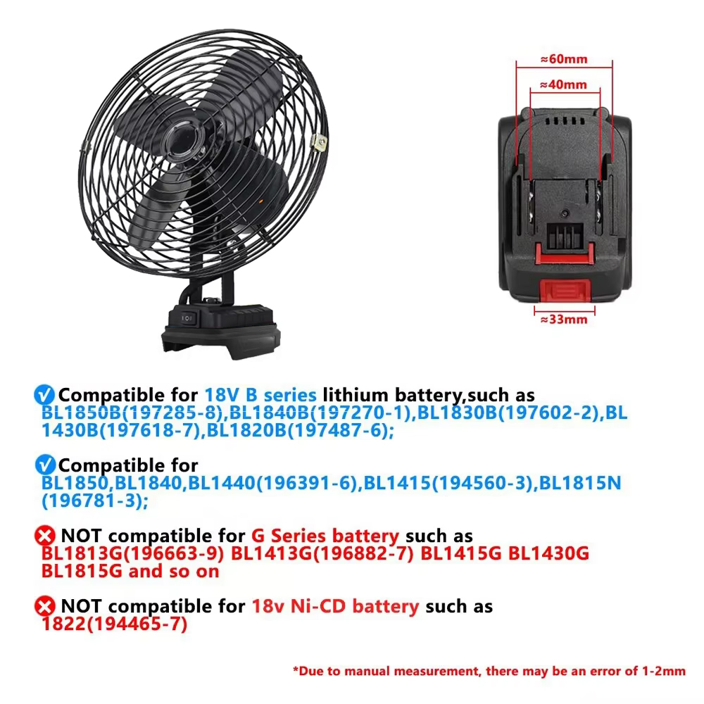 6/8in ventilador de acampament - Outdoor Camping Fans avaliação e preço