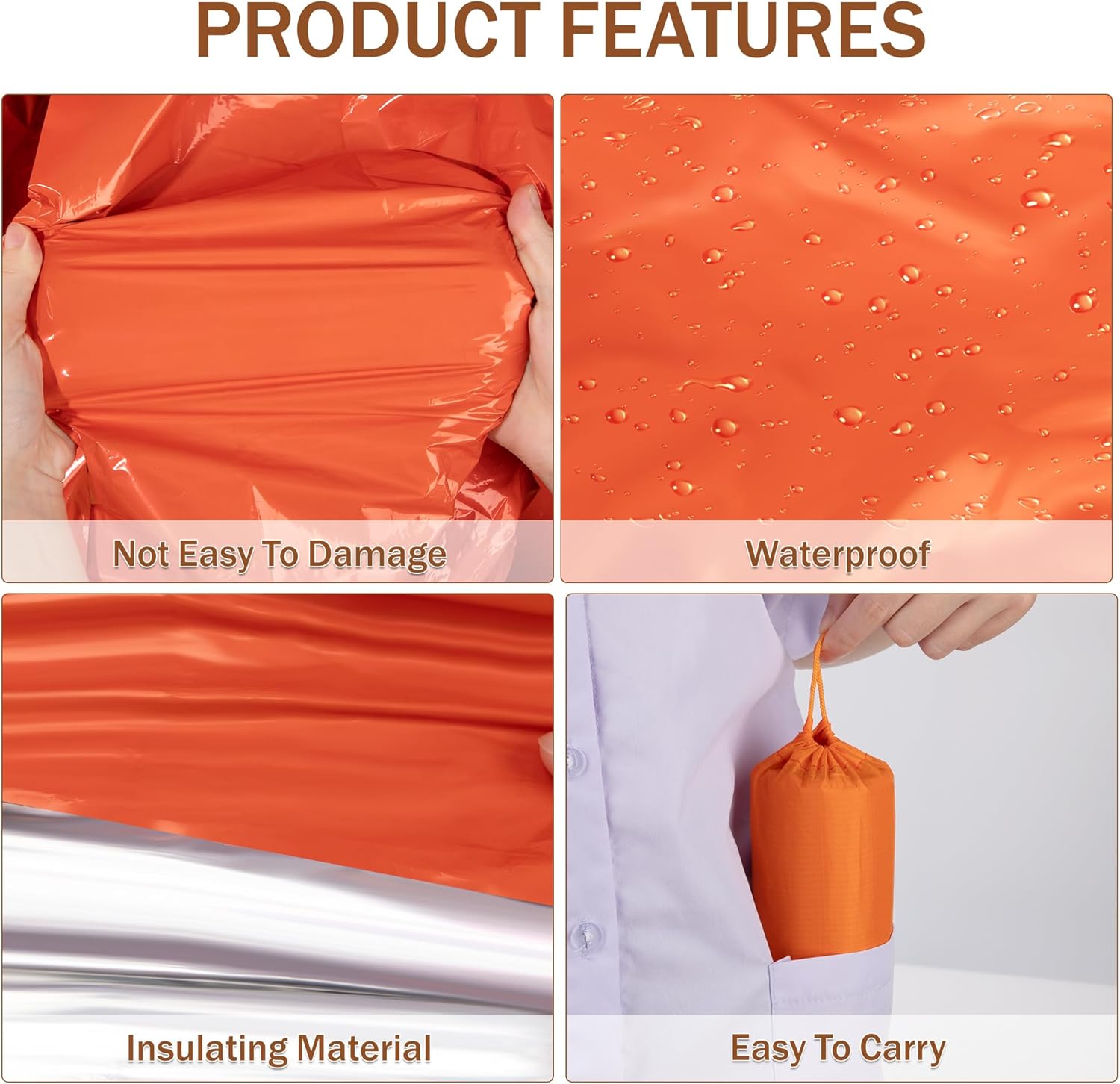 Saco de dormir mylar de emergê - Bivvy Bag Emergency avaliação e preço