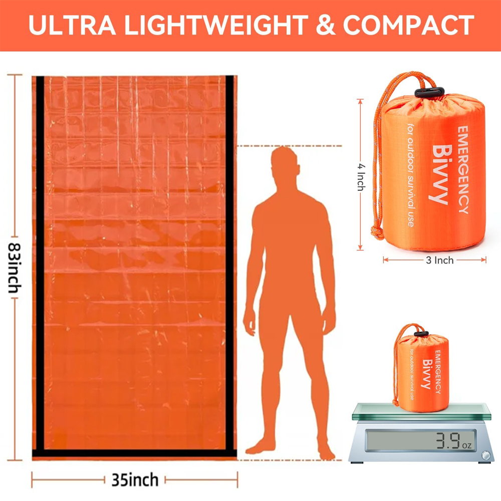 Saco de dormir de emergência,  - Bivvy Bag Emergency avaliação e preço
