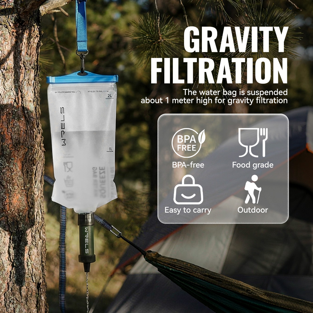 Filtro de Água Pessoal Portáti - Outdoor Camping Water Filter avaliação e preço