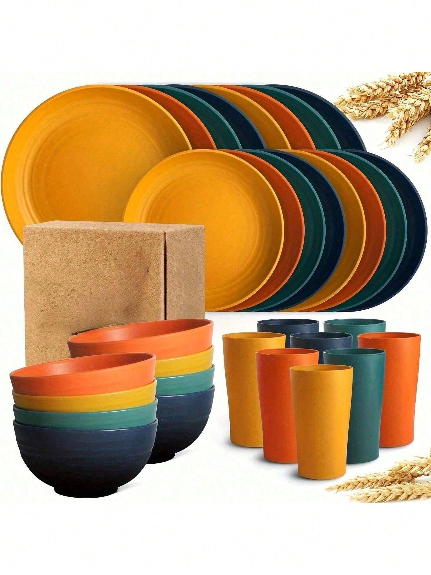Conjunto de 16 Peças de Louça  - Kitchen Outdoor Camping avaliação e preço