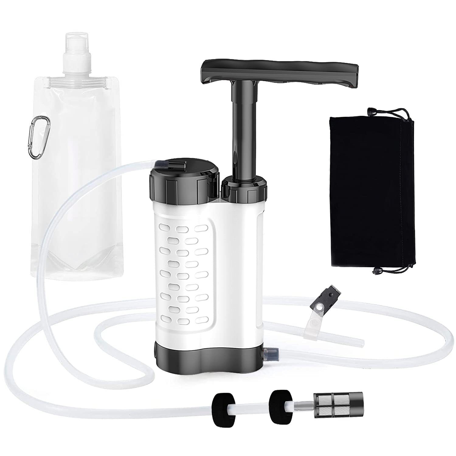 Bomba de filtro de água portát - Outdoor Camping Water Filter avaliação e preço
