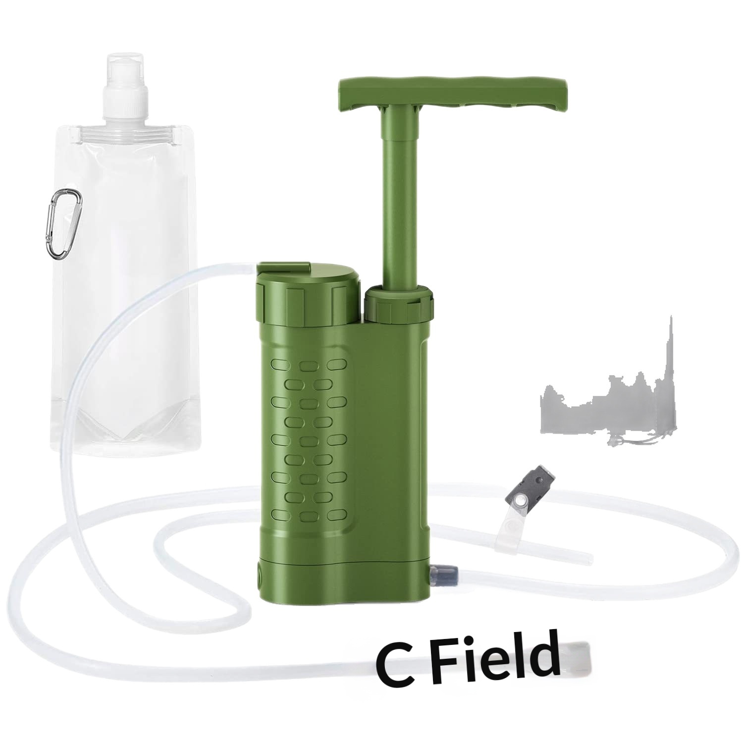 Bomba de filtro de água portát - Outdoor Camping Water Filter avaliação e preço