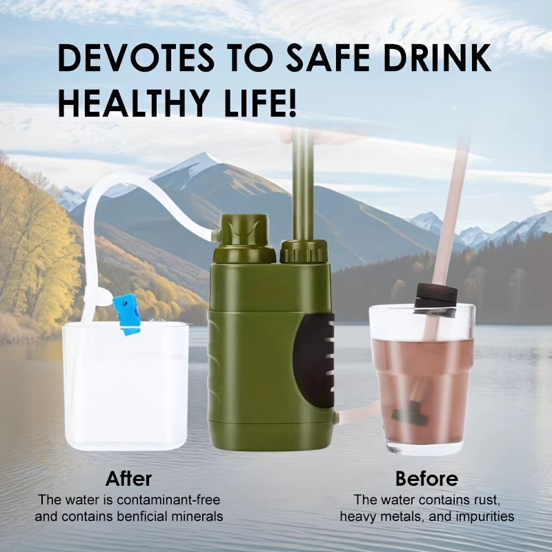 Filtro de Água Portátil para B - Outdoor Camping Water Filter avaliação e preço
