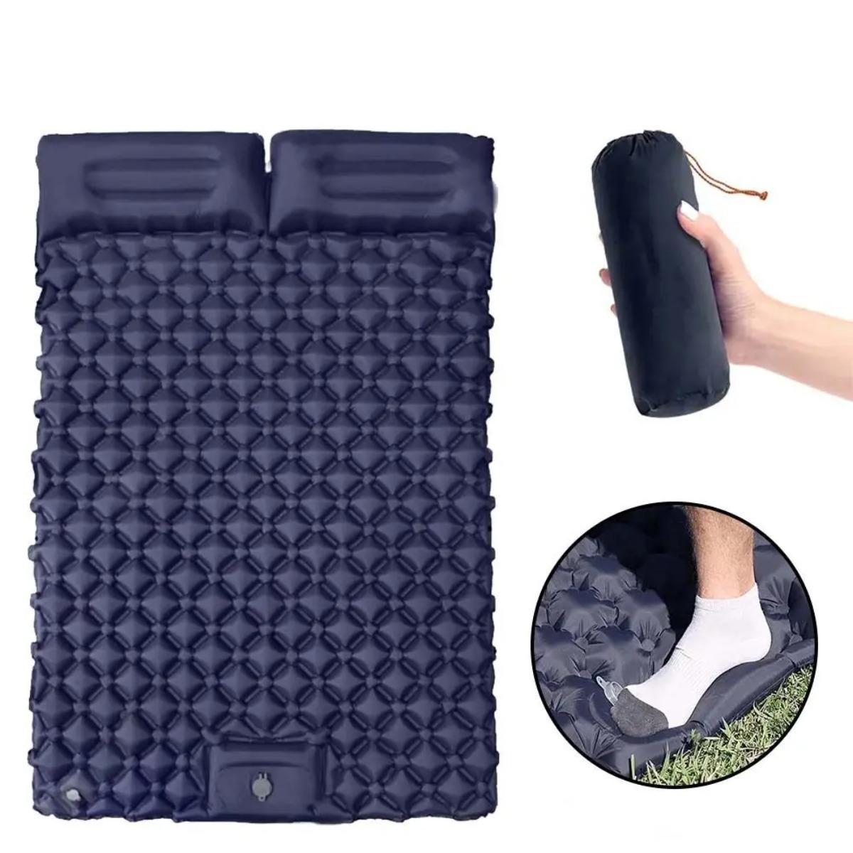 Colchão Inflável Individual e  - Camp Pillow Compressible avaliação e preço