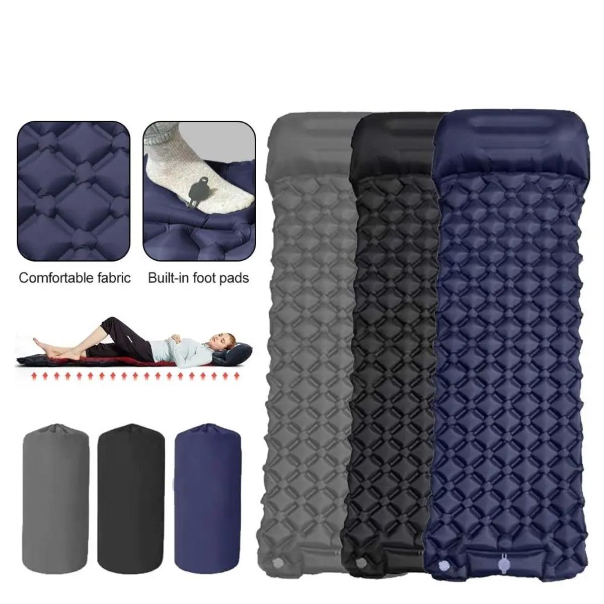 Colchão Inflável Individual e  - Camp Pillow Compressible avaliação e preço