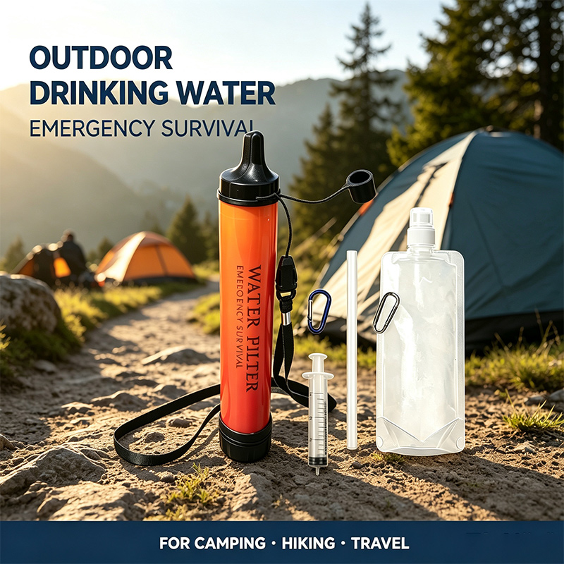 Filtro de Água de Emergência p - Outdoor Camping Water Filter avaliação e preço
