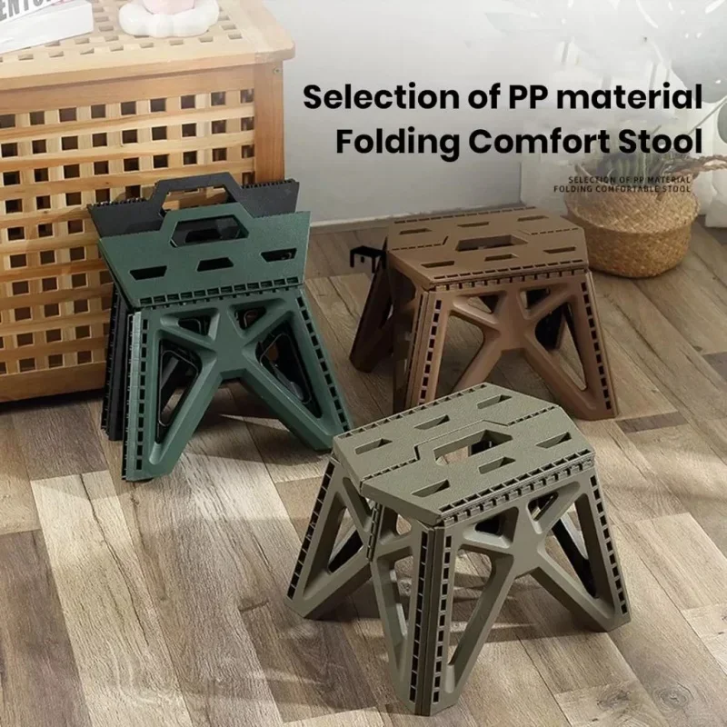 Banco dobrável portátil, resis - Outdoor Camping High Chair avaliação e preço
