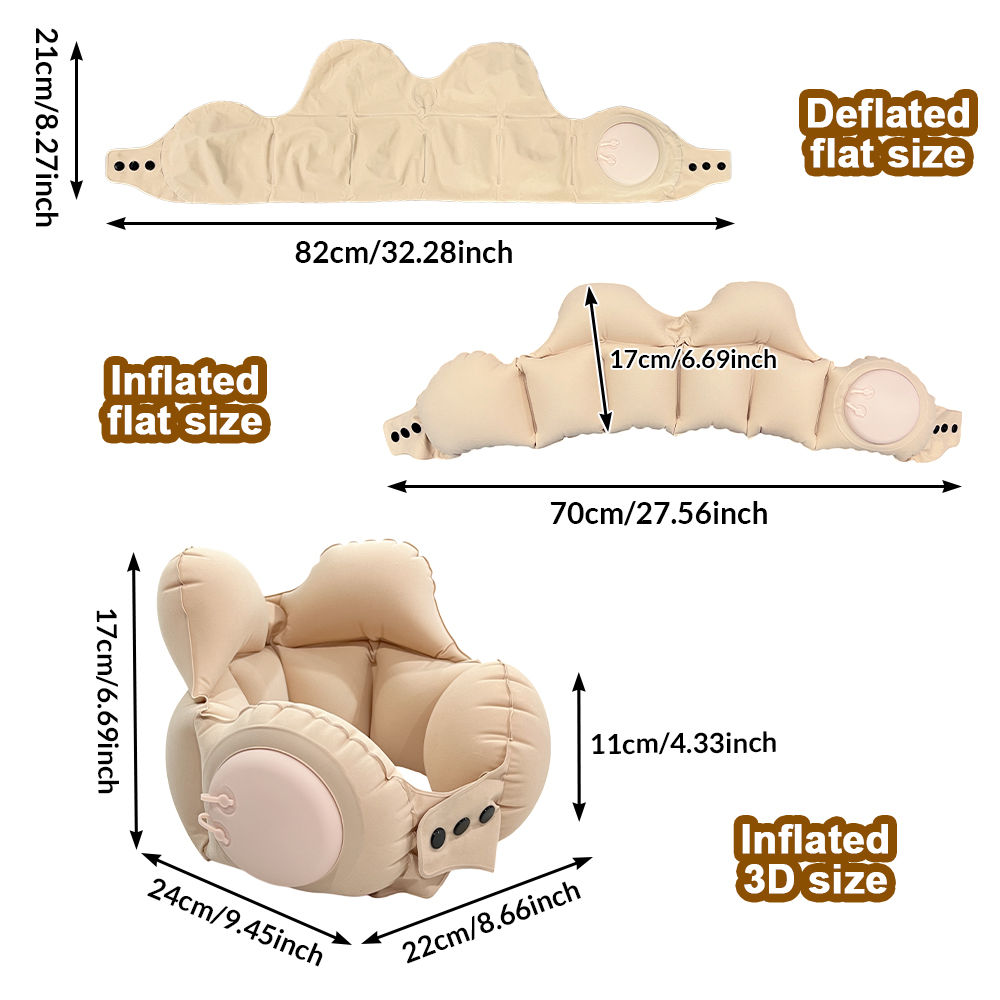 1 PC Almofada de Pescoço Inflá - Camp Pillow Compressible avaliação e preço