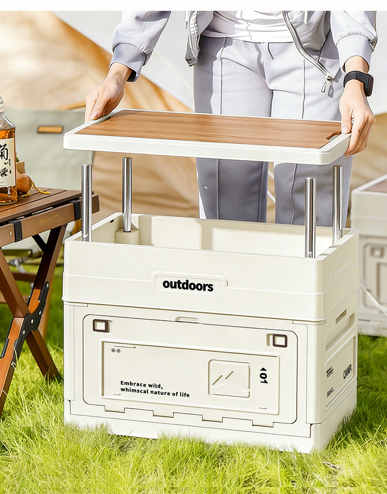Caixa de Armazenamento Dobráve - Outdoor Camping Folding Table avaliação e preço