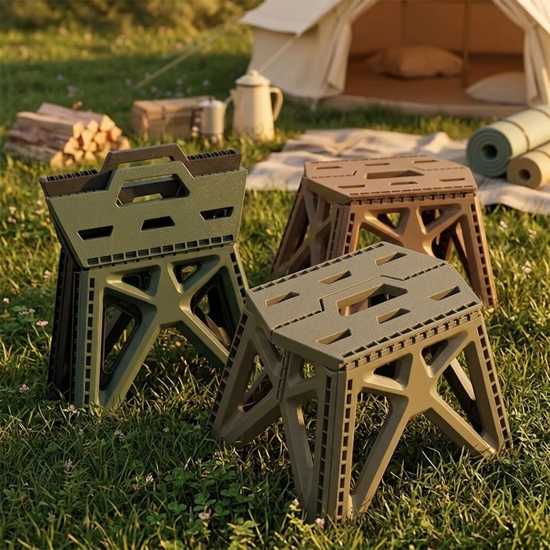 Cadeira Dobrável Portátil com  - Outdoor Camping High Chair avaliação e preço