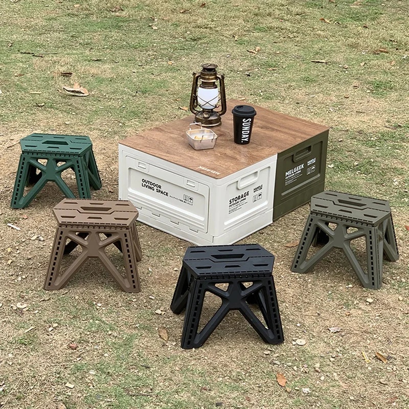 Cadeira Dobrável Portátil com  - Outdoor Camping High Chair avaliação e preço