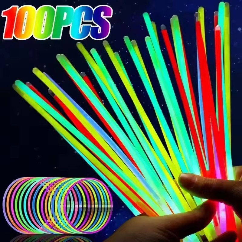 50/100 pçs varas de fluorescên - Glow Sticks Survival avaliação e preço