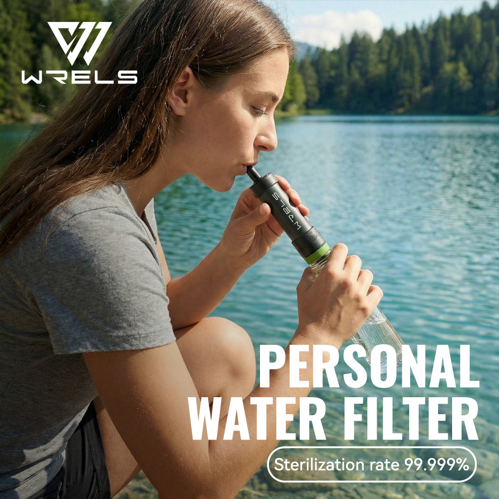 Filtro de Água Portátil WRELS  - Outdoor Camping Water Filter avaliação e preço